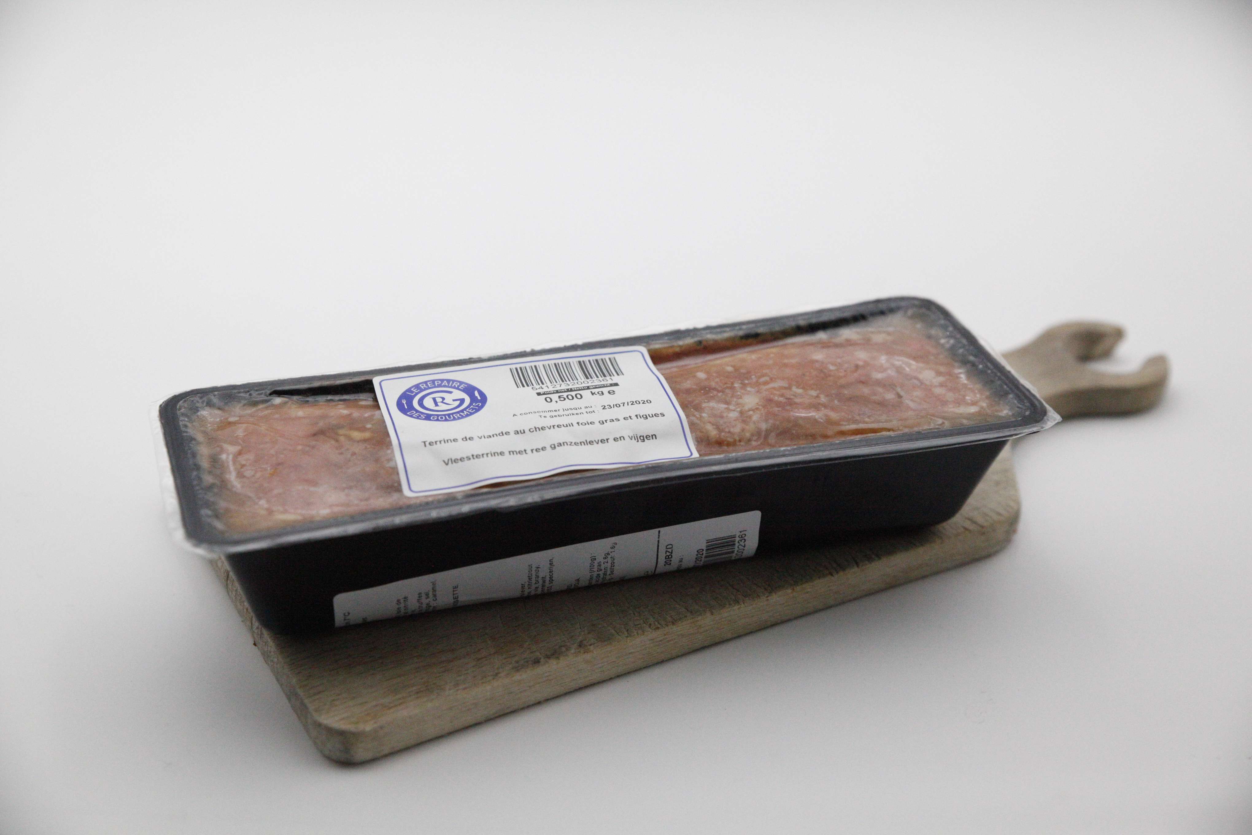 Chevreuil au foie gras et aux figues 500 g