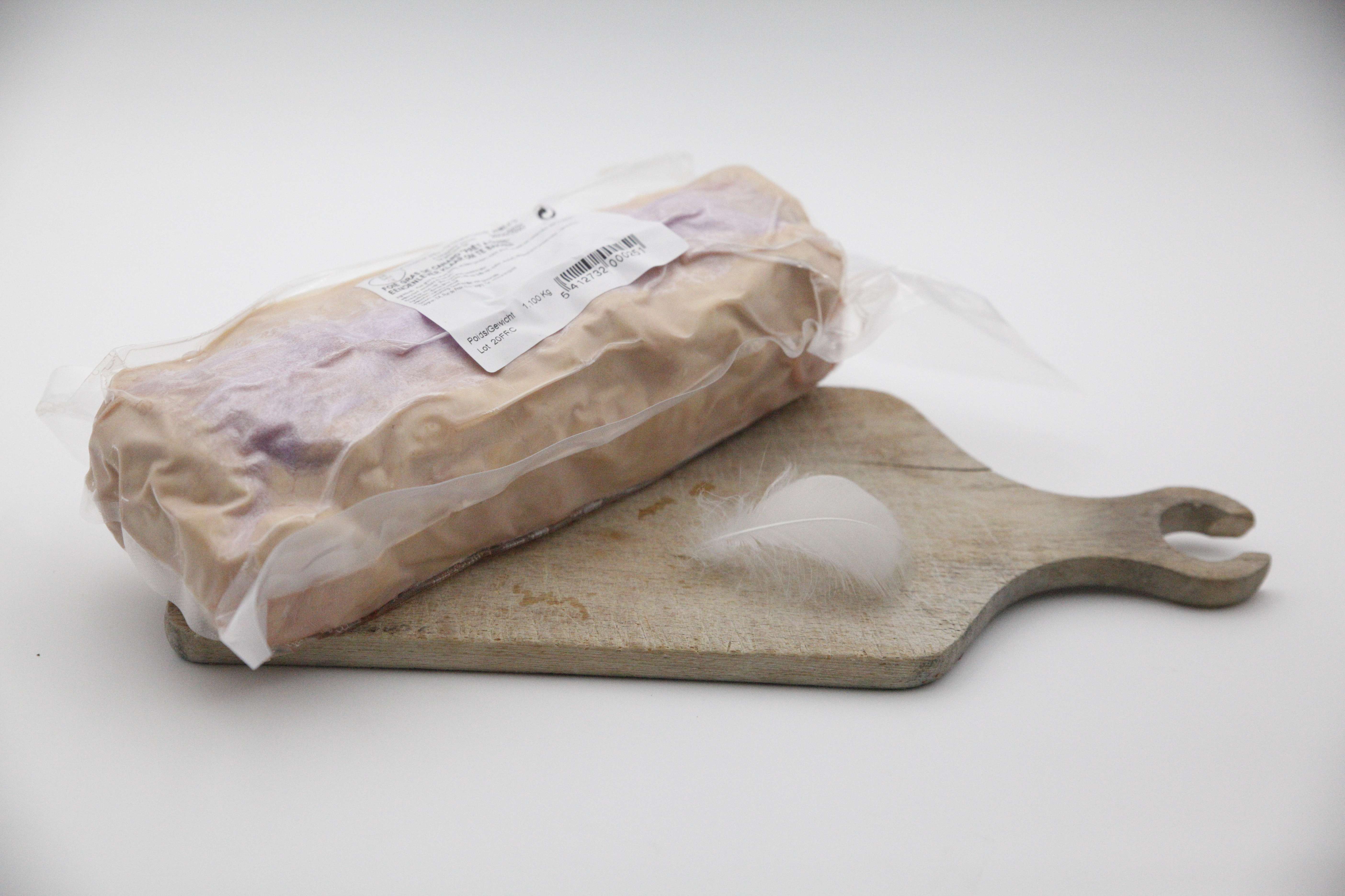Foie gras de canard prêt à cuire 1.1kg