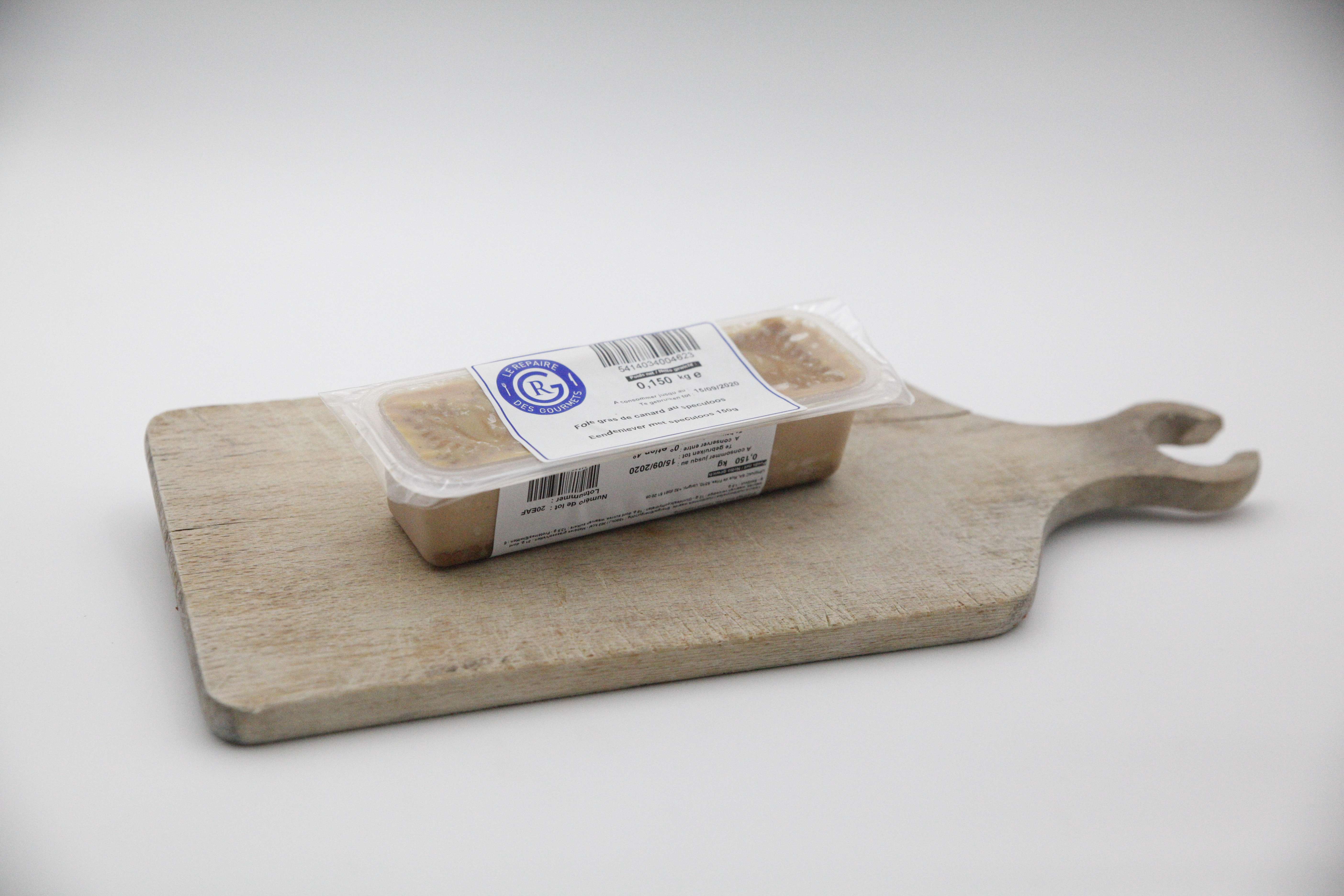Foie gras canard spéculoos 150 g